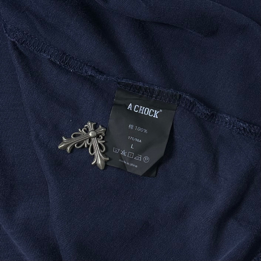 A Chock Oversized T-Shirt in Navy Blue (Size Large)