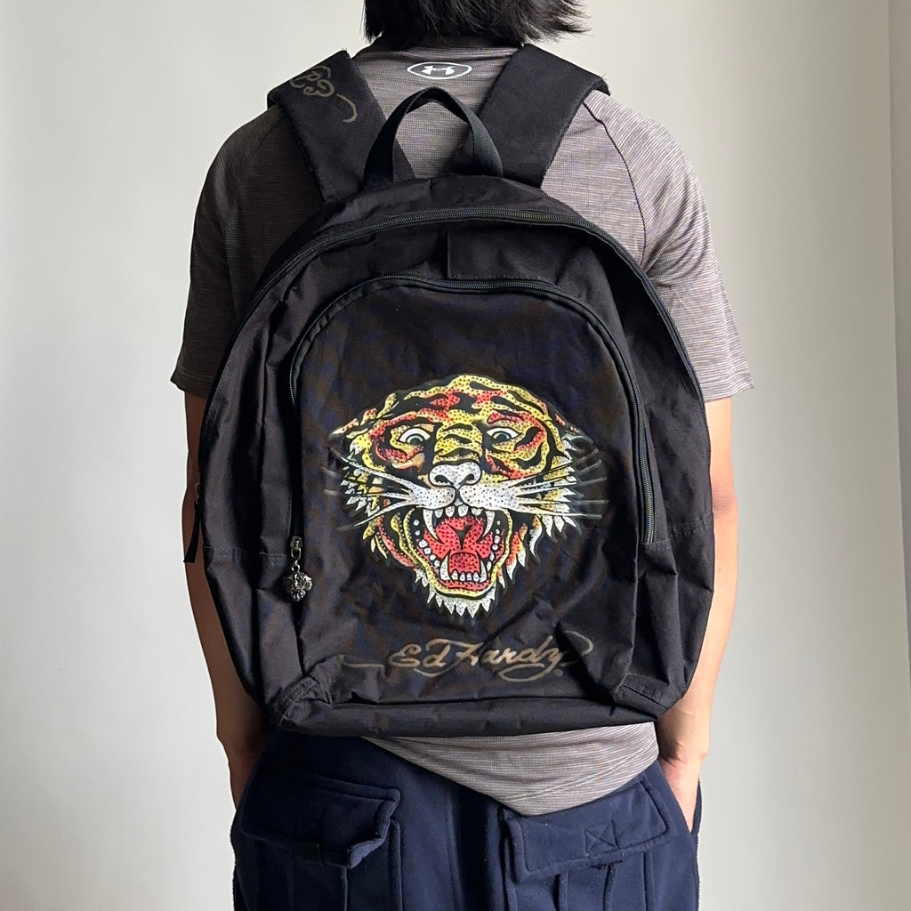 Ed Hardy Backpack Black