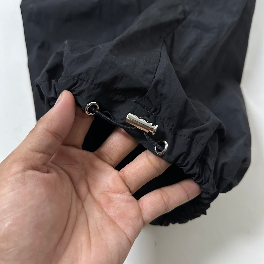 FASHION NOVA Parachute Cargo Baggy Pants in Black (Size 30-38)