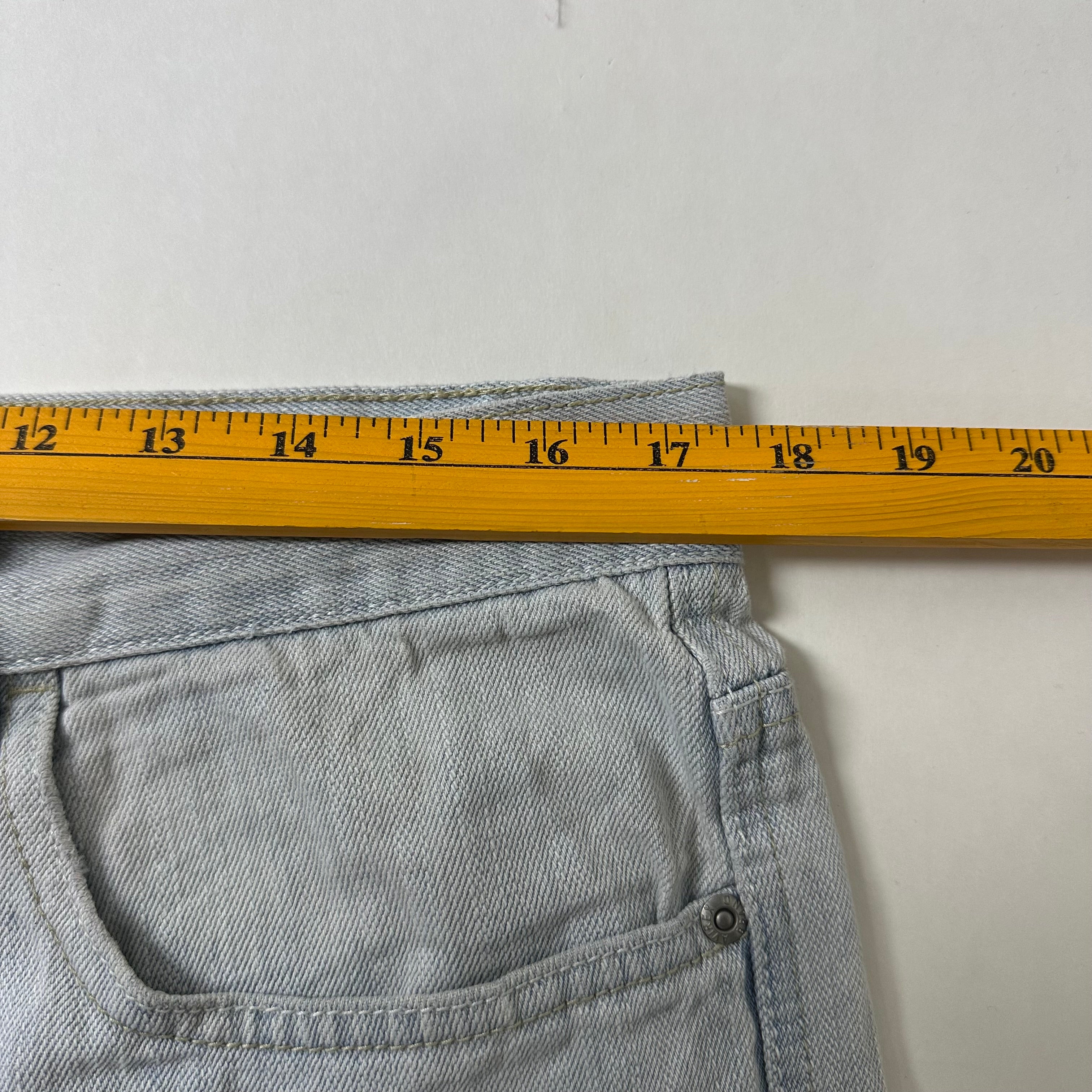 Y2K AVIREX Light Wash Jorts (Size 36)