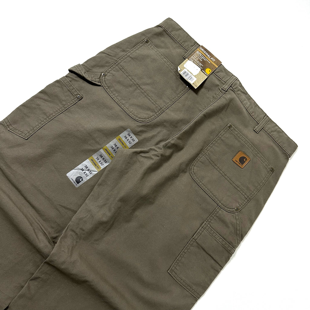 BRAND-NEW Carhartt Double Knee Pants in Light Brown (Size 38)