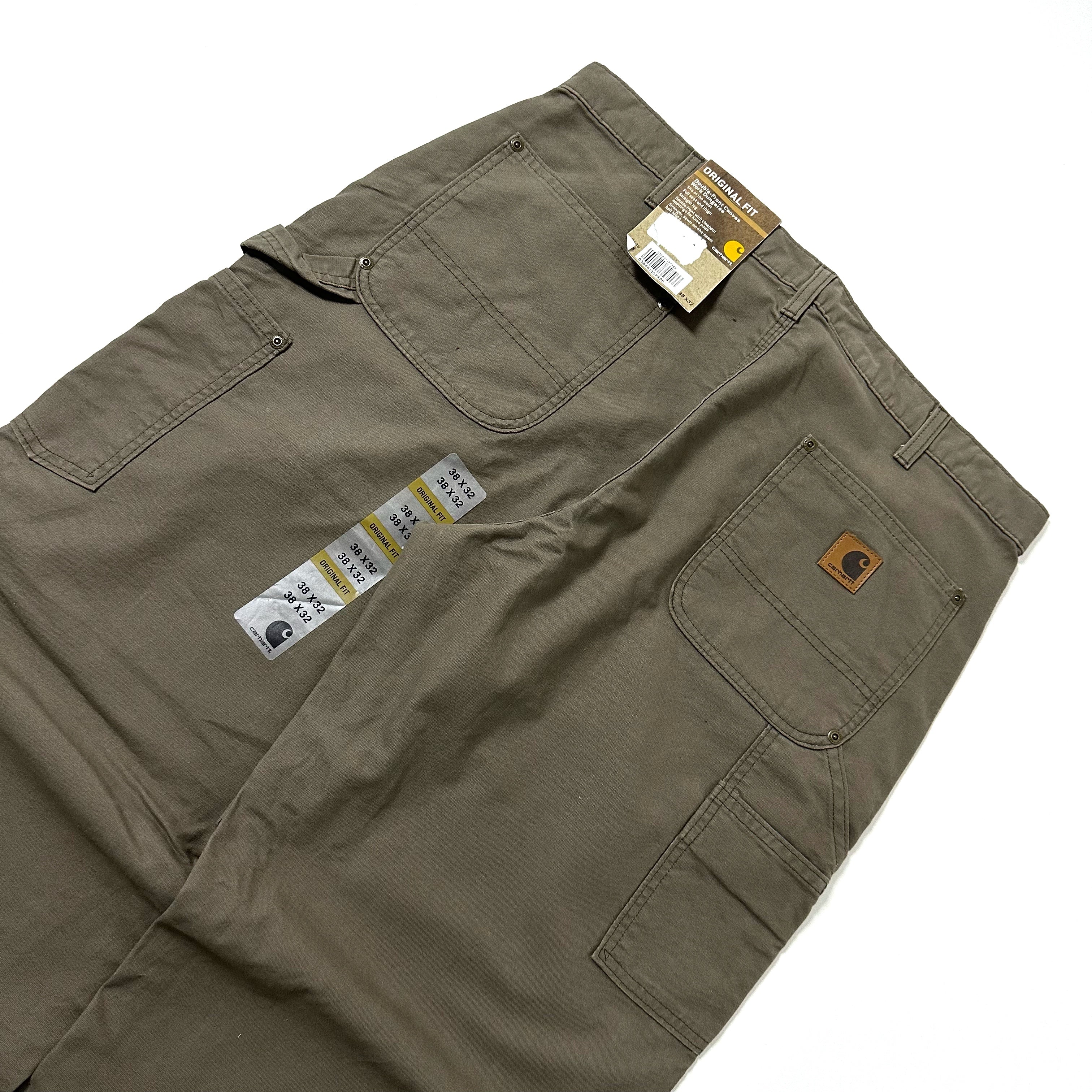 BRAND-NEW Carhartt Double Knee Pants in Light Brown (Size 38)