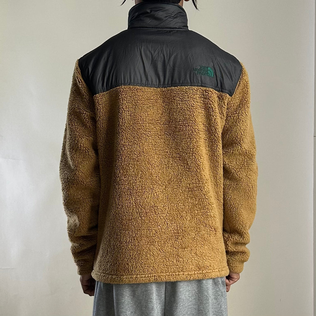 The North Face Groveland Chestnut Brown Sherpa Fleece Jacket Small (Fits Medium)