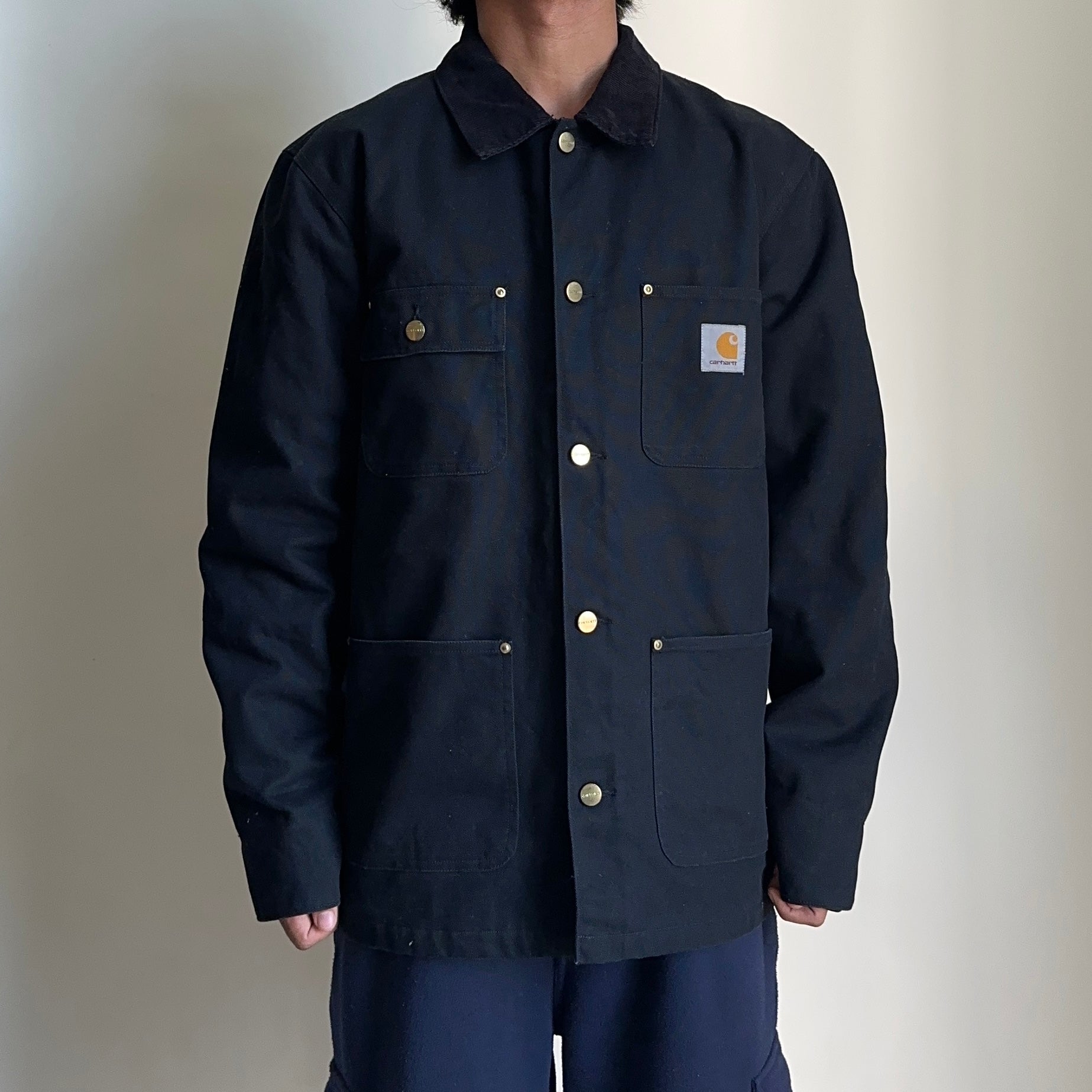 Carhartt Chore Coat Blanket Lined Jacket Black XL