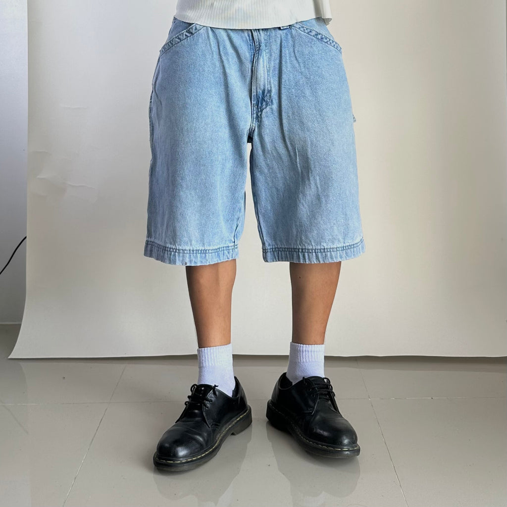 Old Navy Carpenter Jorts Light Washed (Size 34)