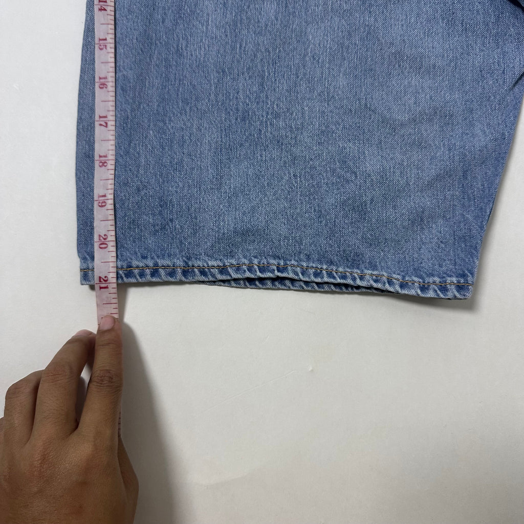 Levi’s Premium 505 Denim Wash Blue Shorts (Size 34) - SOLD