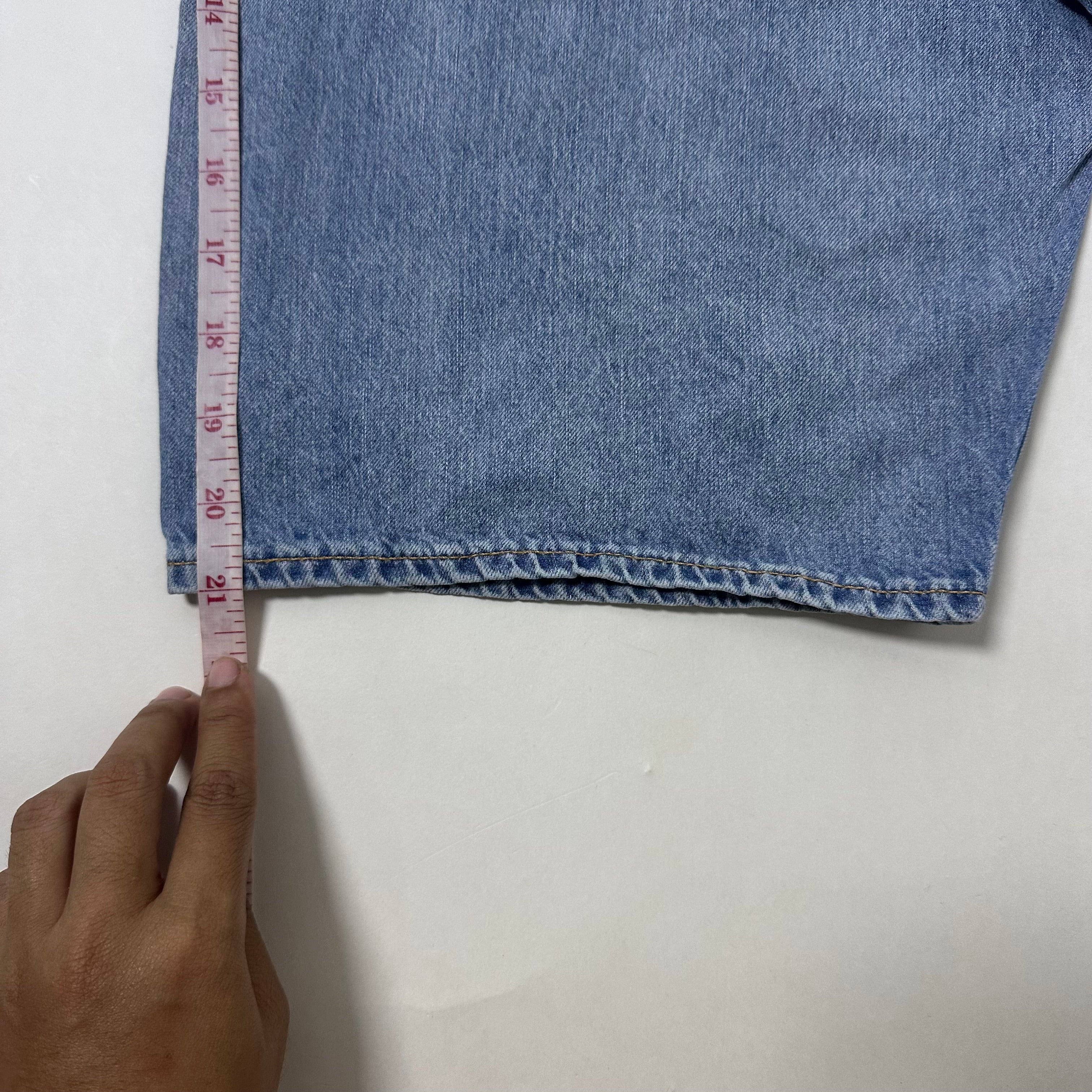 Levi’s Premium 505 Denim Wash Blue Shorts (Size 34) - SOLD