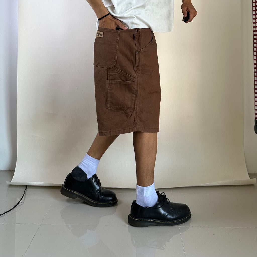 Gravel Gear Carpenter Shorts Brown Size 38