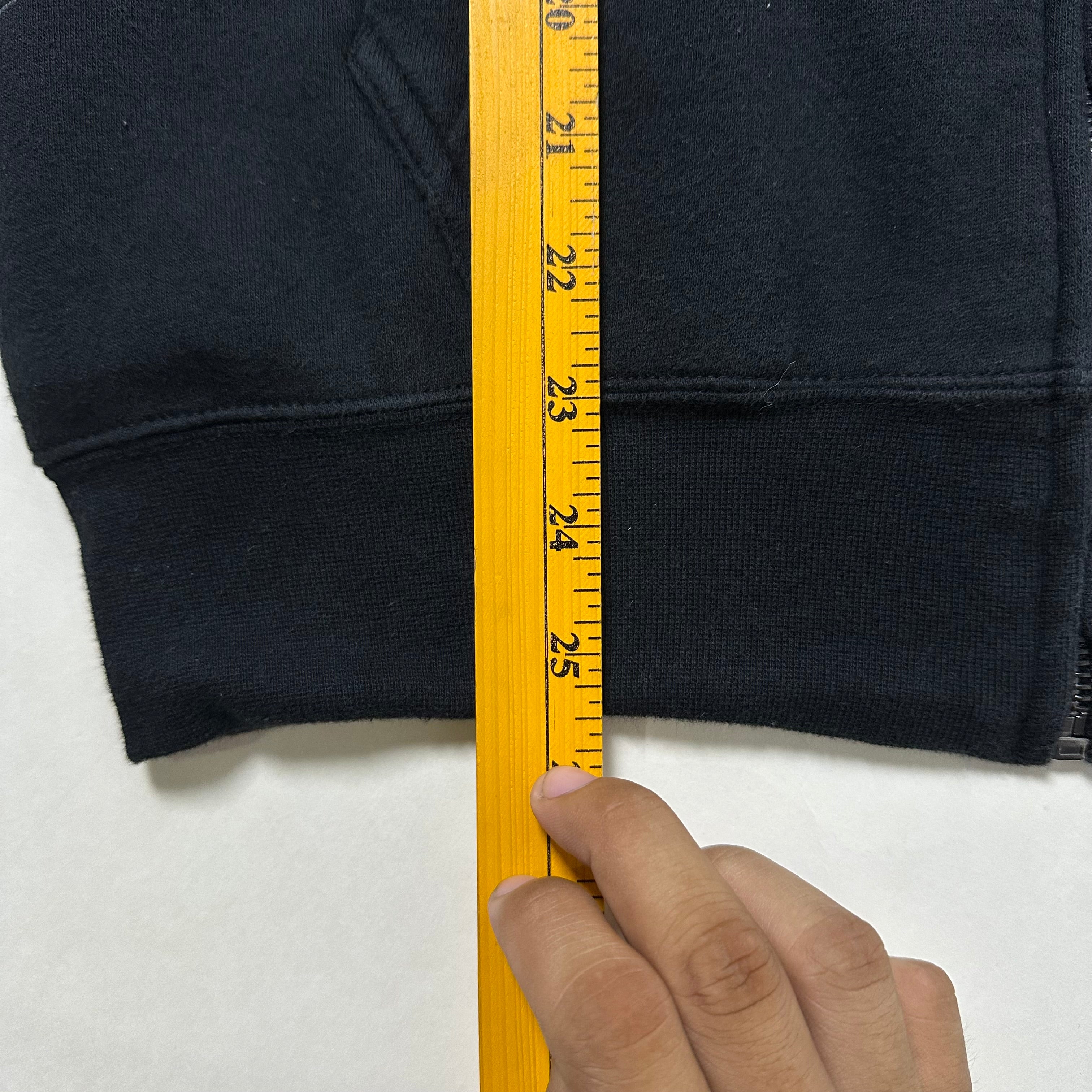Fox Racing Y2k Zip-up Hoodie Big Logo in Black Size Small (Fits Medium)