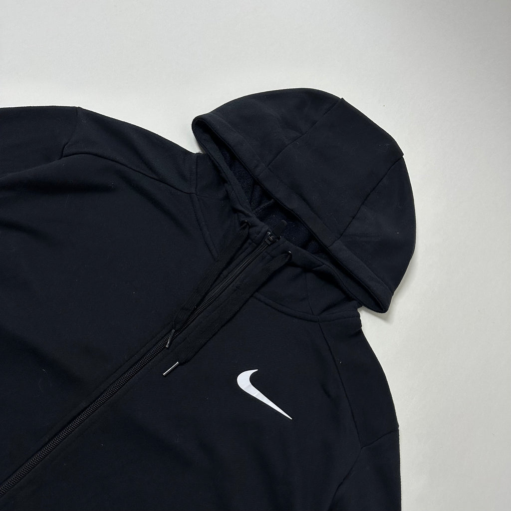 Nike Zip-up Hoodie Jacket in Black (Size 2XL)