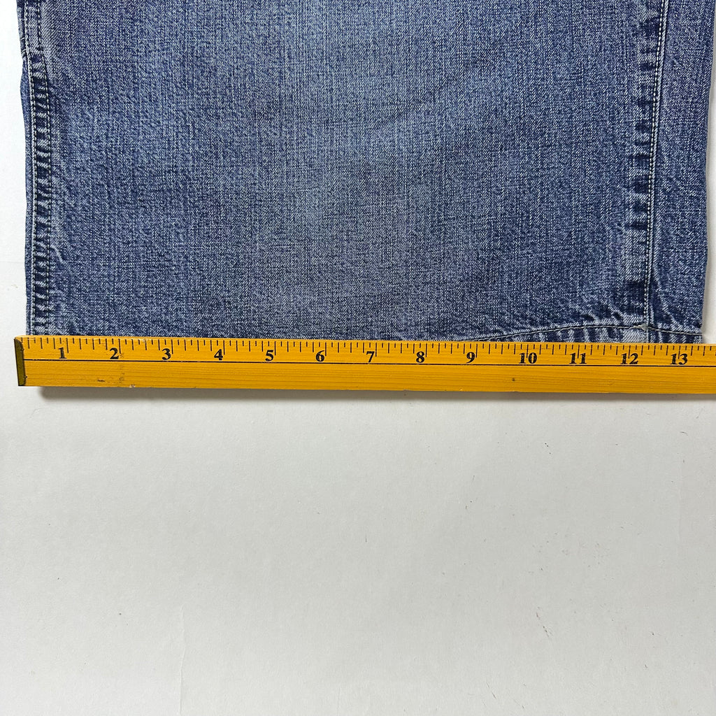 NAUTICA Y2K Baggy Carpenter Jorts in Wash Blue (Size 38)