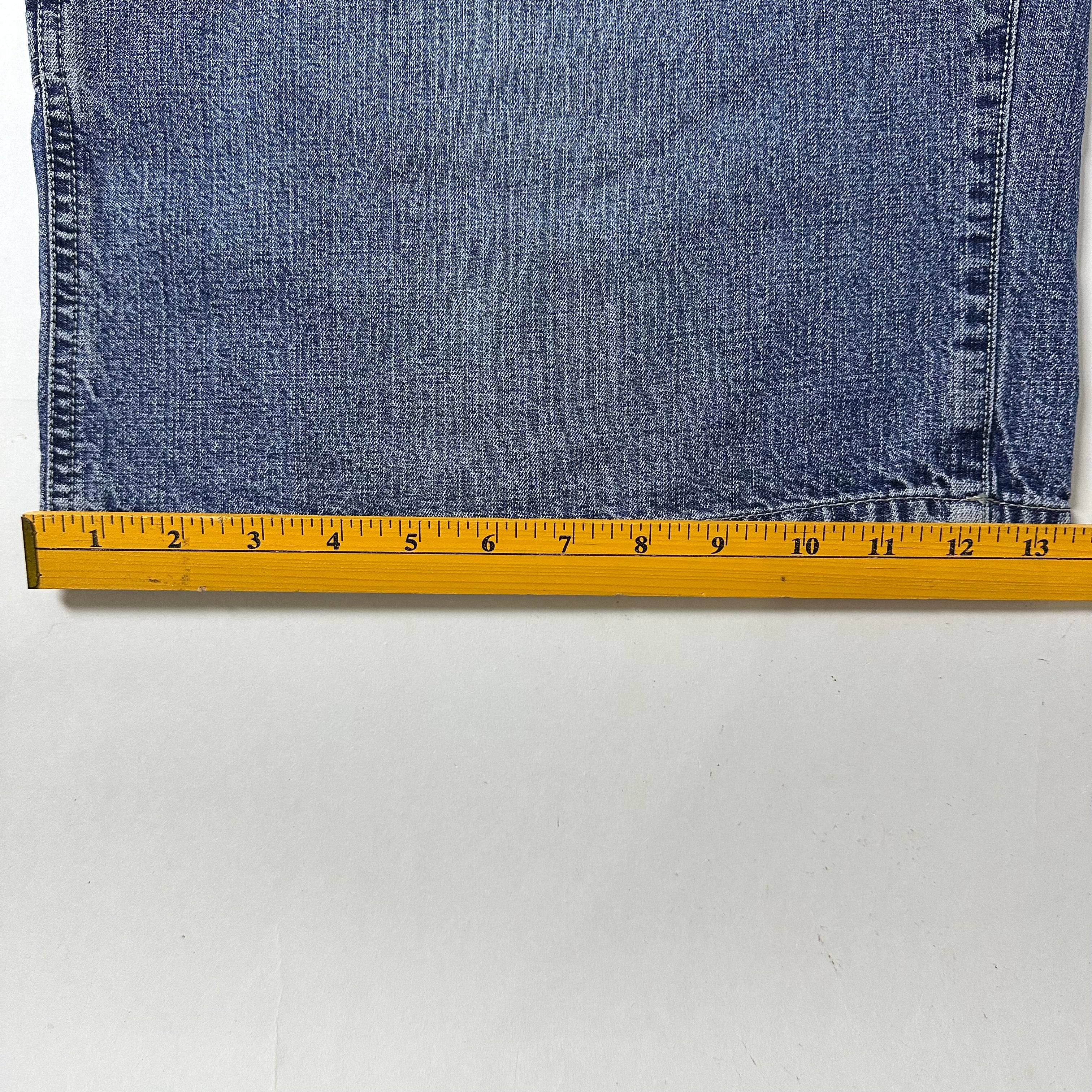 NAUTICA Y2K Baggy Carpenter Jorts in Wash Blue (Size 38)