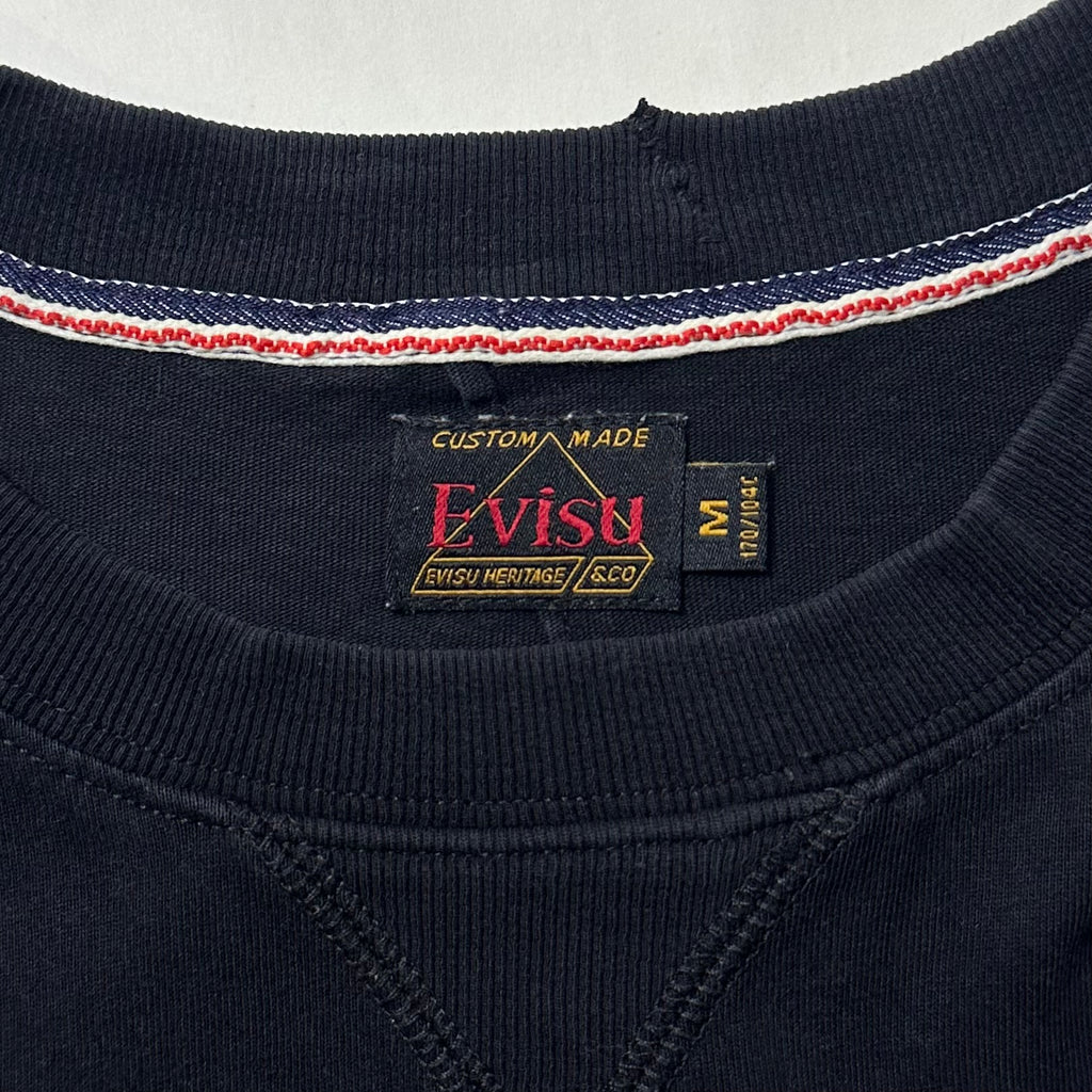 Evisu Big Daicock Logo T-shirt in Black (Size Medium)
