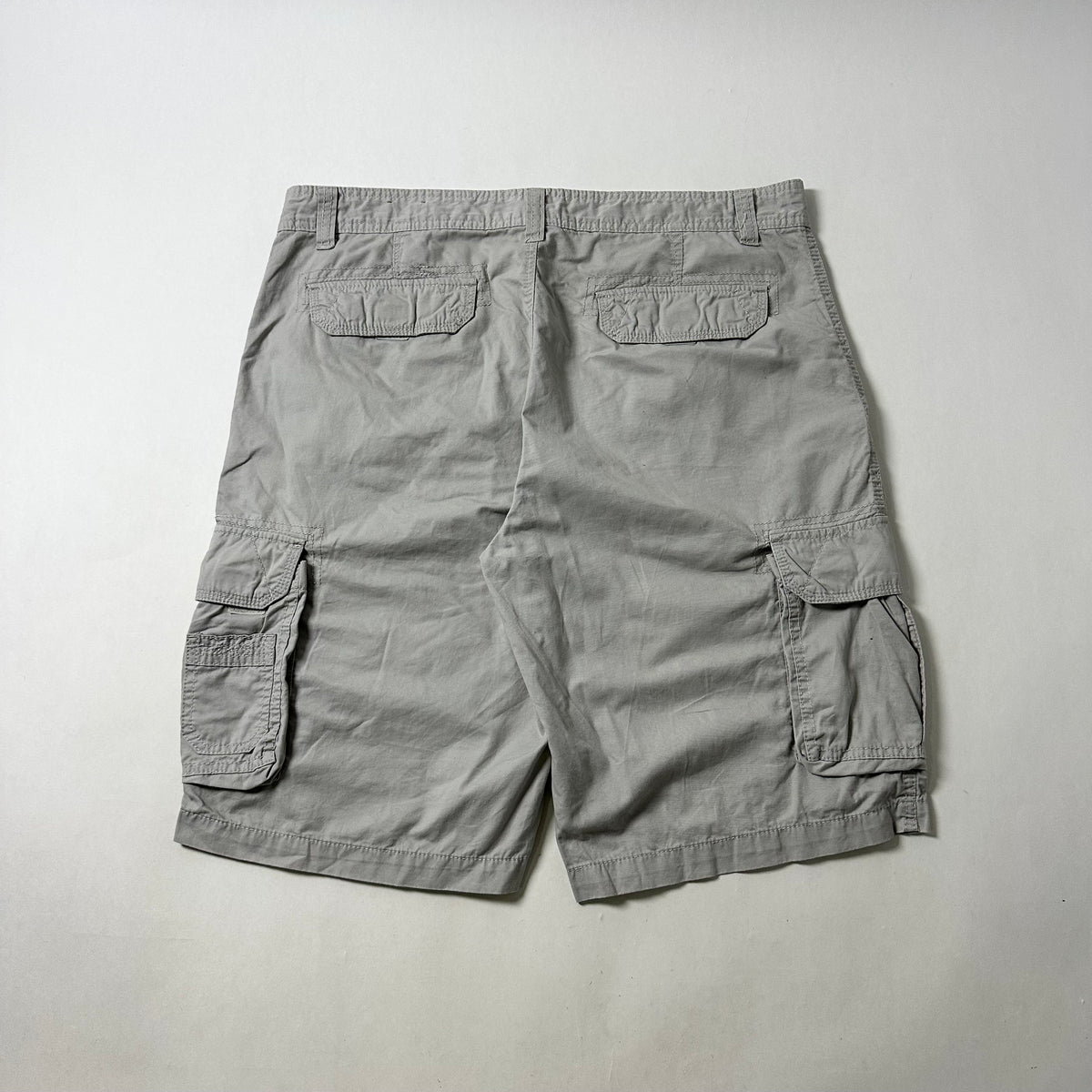 Big Sky Cargo Shorts in Light Gray (Size 36) — SOLD