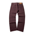 Levi’s 501 Original Fit Jeans Button Fly in Bitter Chocolate/Burgundy Maroon (Size 32)