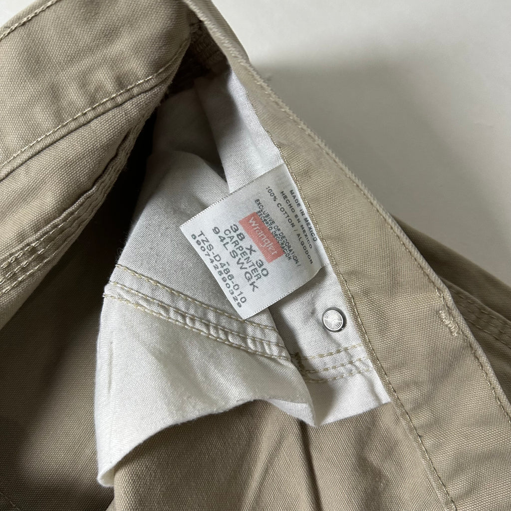 Wrangler Relaxed Fit Carpenter Pants in Golden Khaki (Size 38)