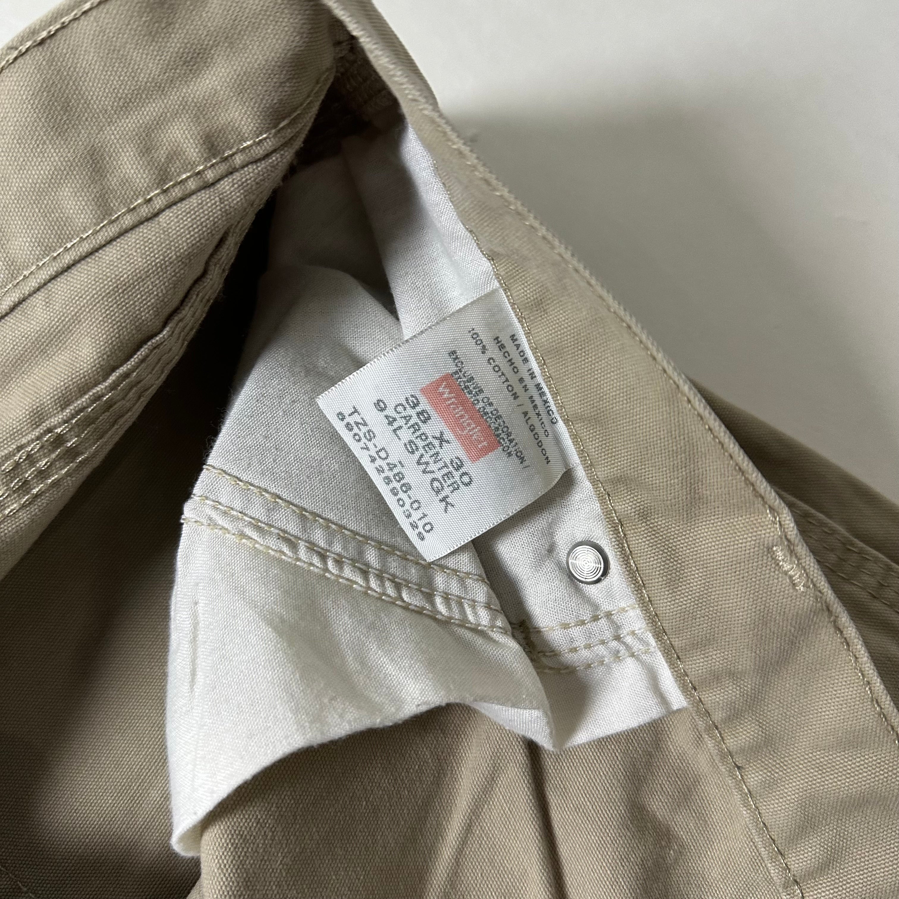 Wrangler Relaxed Fit Carpenter Pants in Golden Khaki (Size 38)