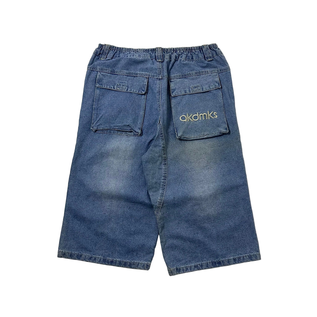 Akademiks Bootleg Baggy Long Jorts (Size 34-36)