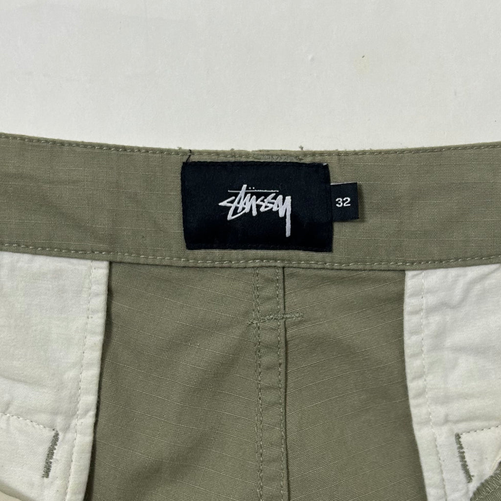 Stussy Cargo Ripstop Pants in Olive Green (Size 32)