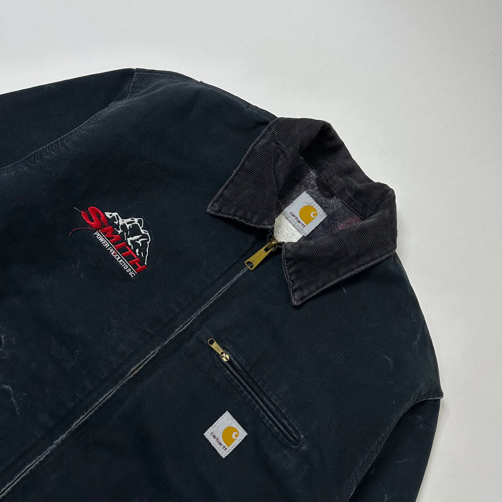 Vintage 2006 Carhartt J01 Detroit Jacket in Black (Size Medium) Boxy Fit