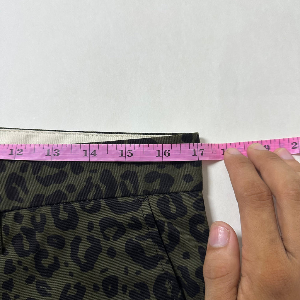 BRAND-NEW Carhartt WIP Johnson Pants “Leopard Pattern” in Dark Olive Green (Size 31-32)