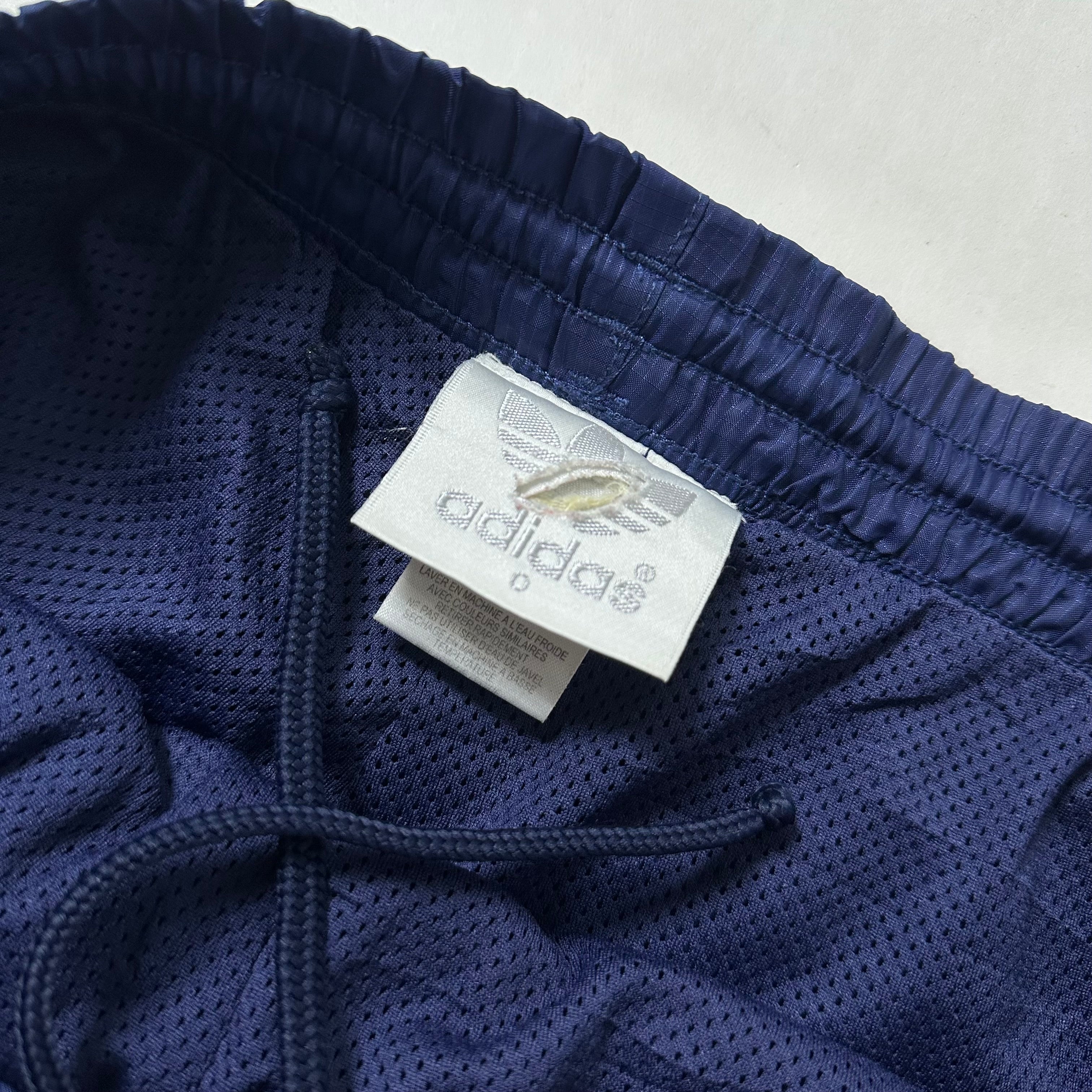 Vintage Y2K Adidas Track Pants in Navy Blue (Size 32-38)