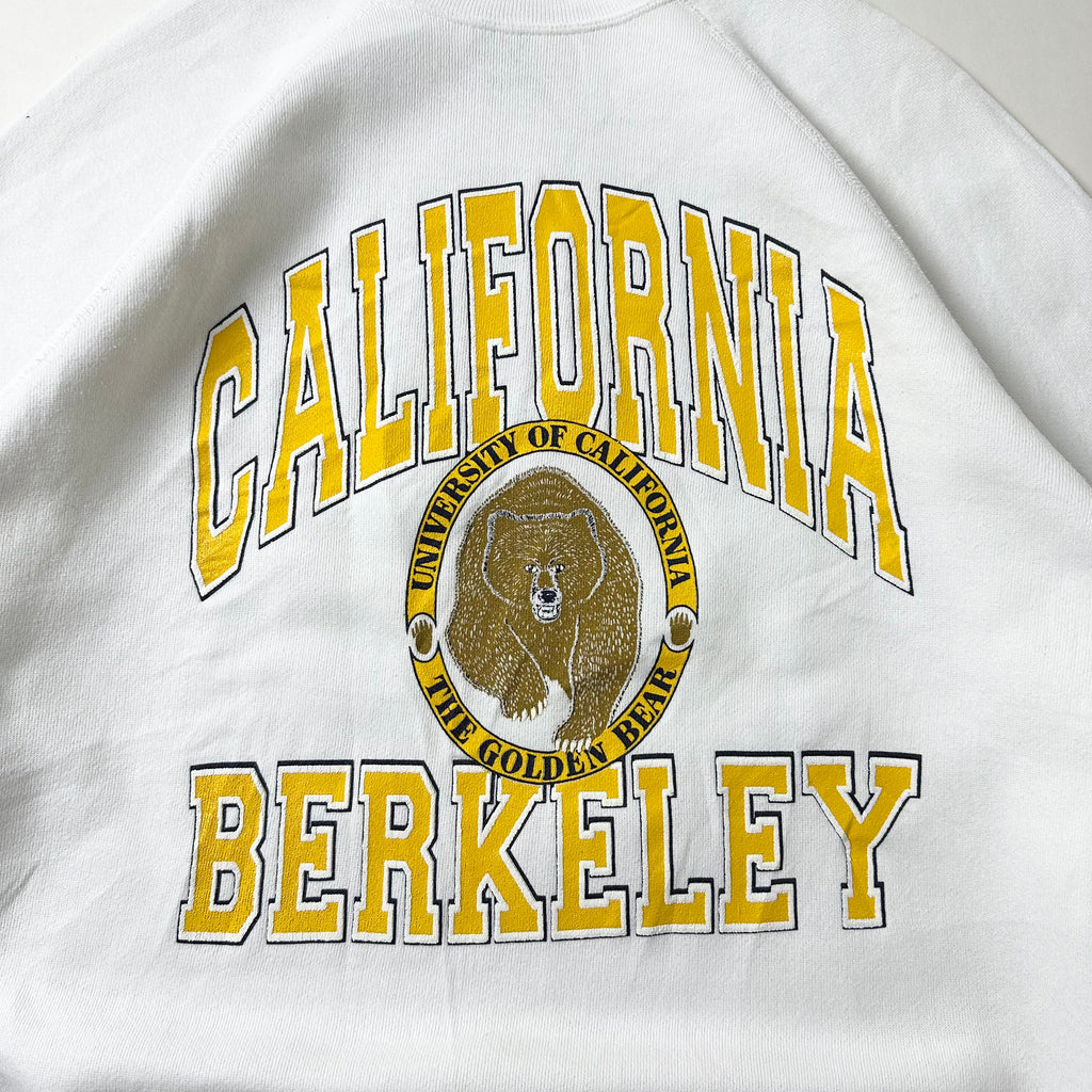 Vintage UC Berkeley Crewneck Sweatshirt in White (Size Large)