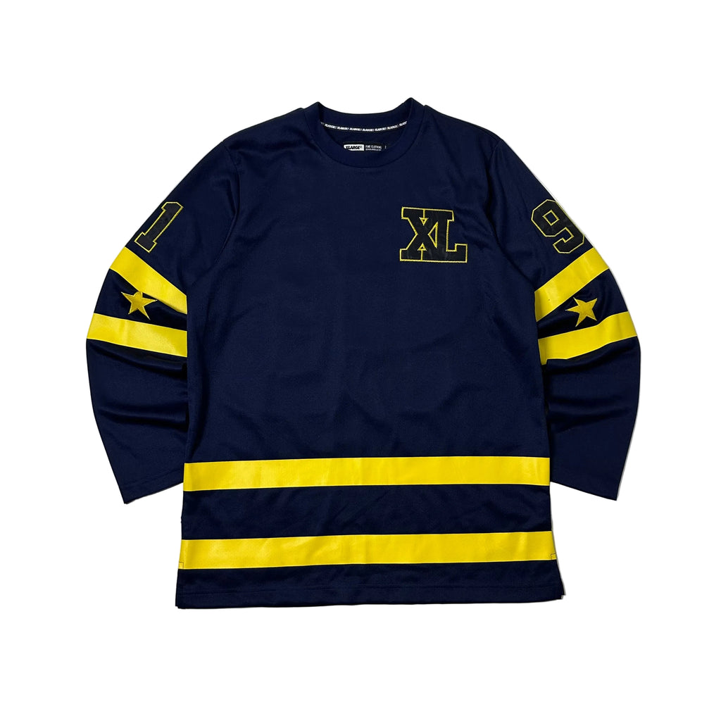XLARGE Longsleeve Jersey in Navy and Yellow color way (Size Large)