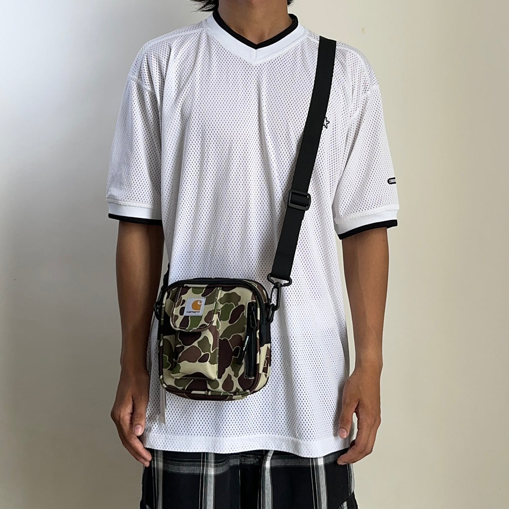 Carhartt WIP Essentials Bag, Small Camo Duck Green