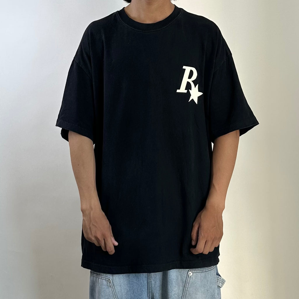 Rass Star Logo Above the Dream T-shirt Black (Size XL) - SOLD