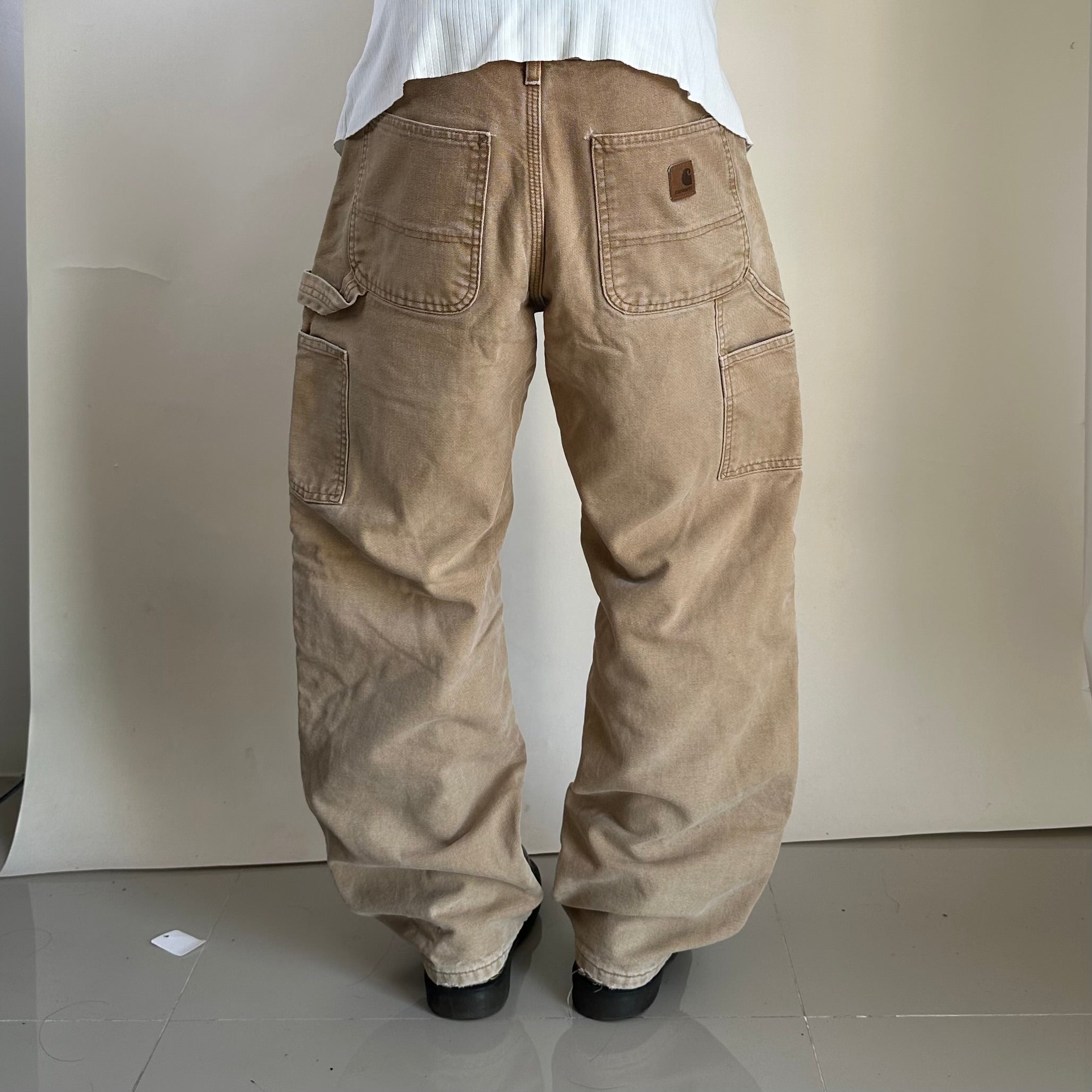 Carhartt Carpenter Pants Flannel-lined in Brown (Size 31)