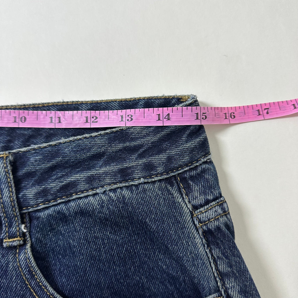 Random Baggy Jeans in Dark Blue Washed (Size 30)