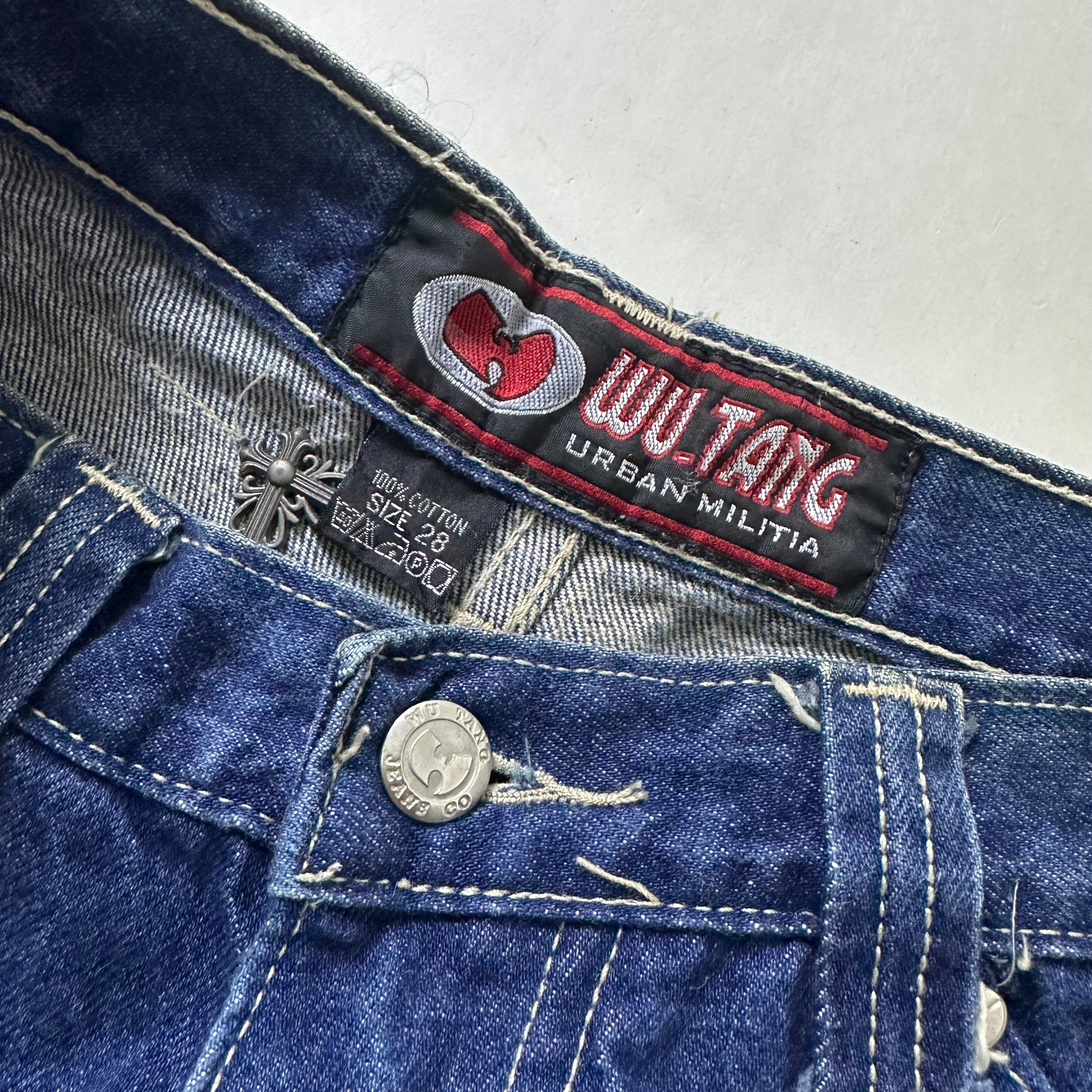 Wu-Tang Clan Carpenter Pants in Dark Blue Jeans (Size 28)