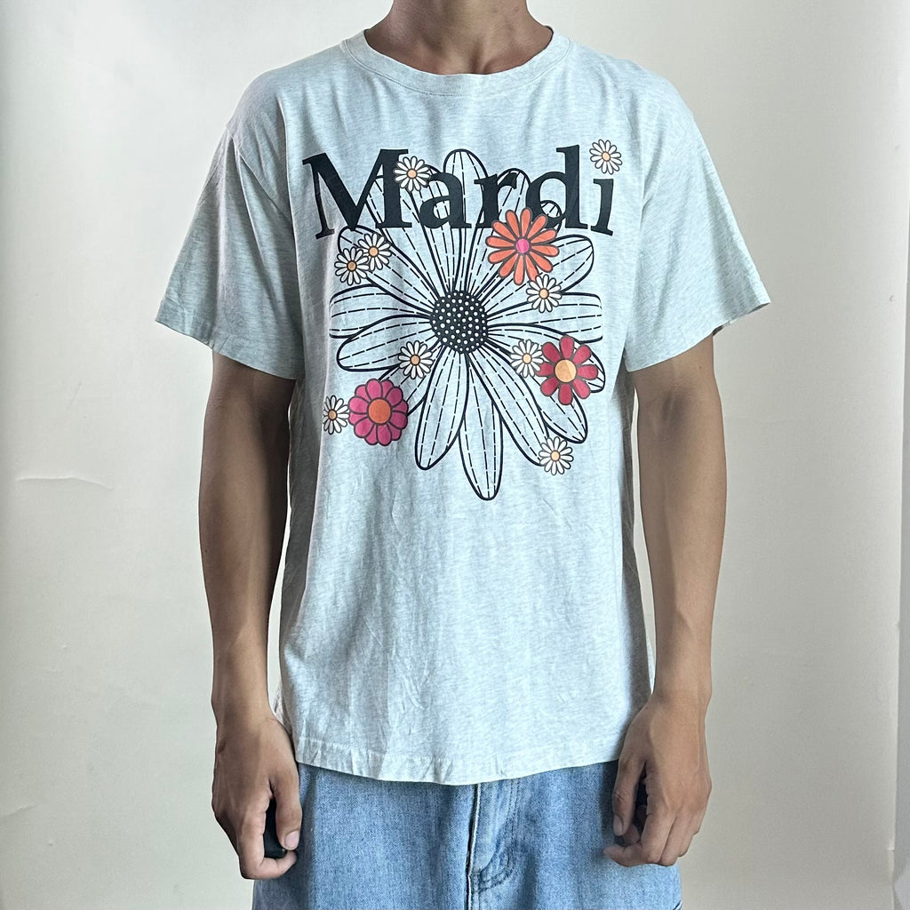 Mardi Mercredi T-shirt Flowermardi Blossom in Gray (One Size)