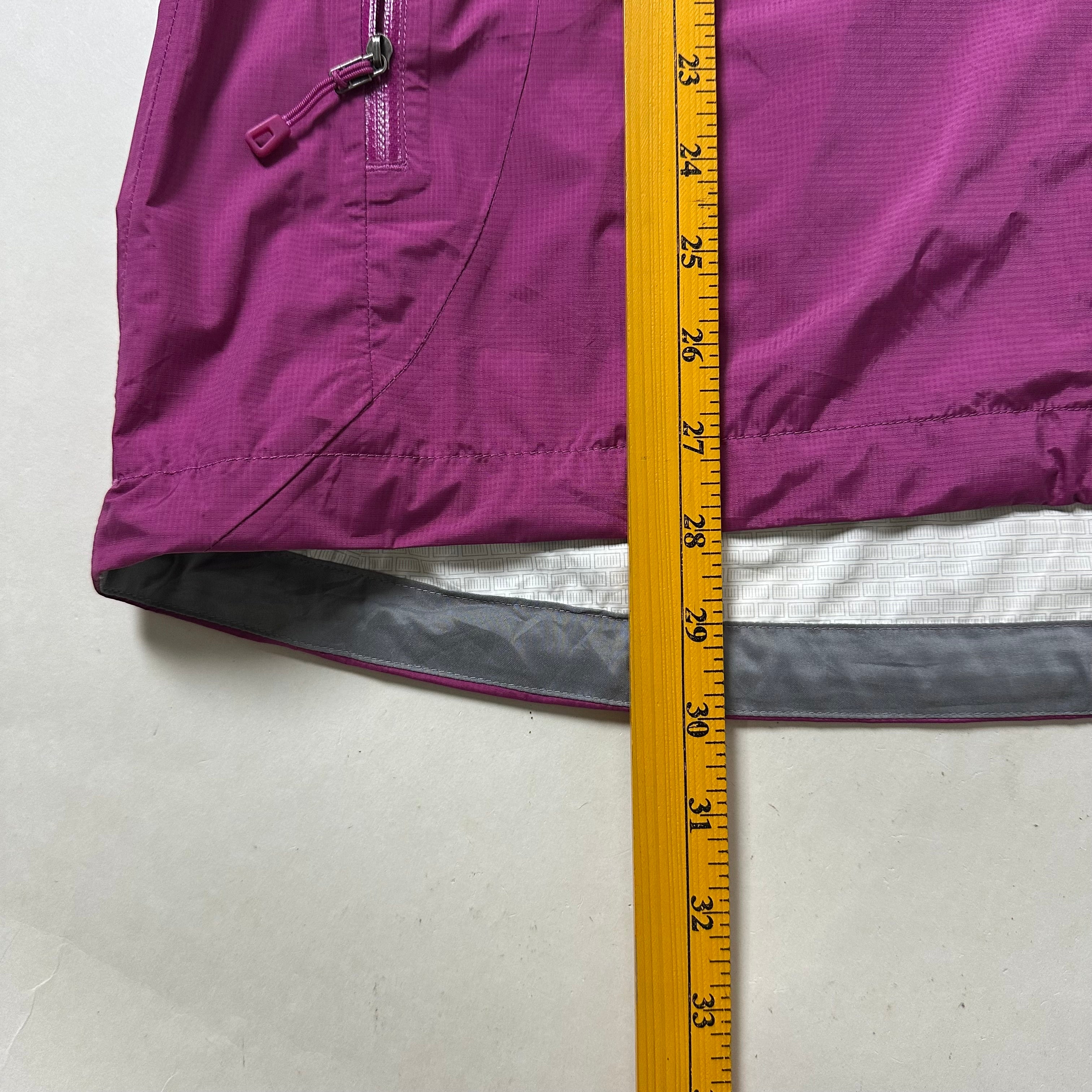 Patagonina H2No Waterproof Women’s Windbreaker Rain Jacket in Magenta (Size Large)