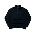 Nike Quarter-Zip Fleece Jacket in Black (Size Large) — SOLD