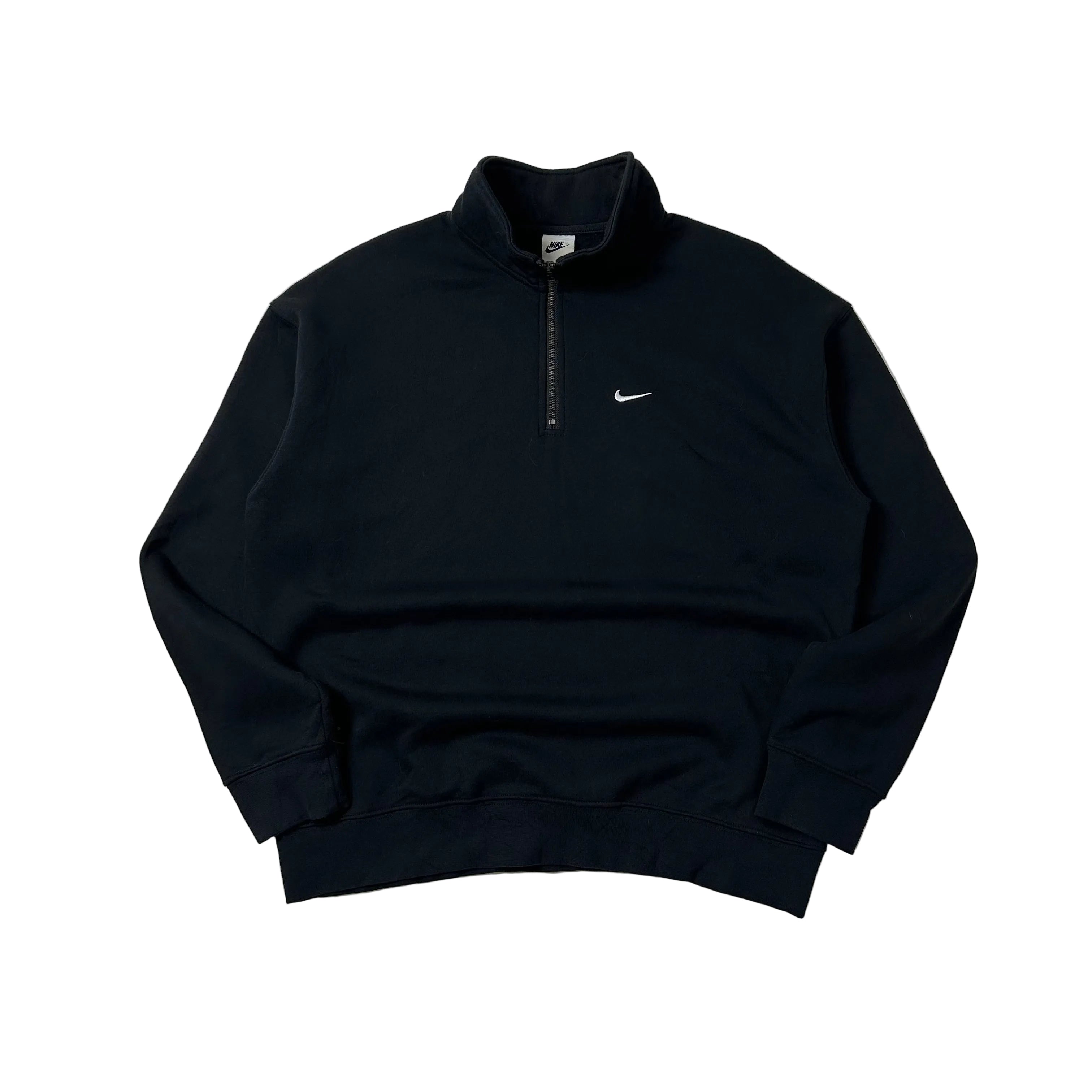 Nike Quarter-Zip Fleece Jacket in Black (Size Large) — SOLD