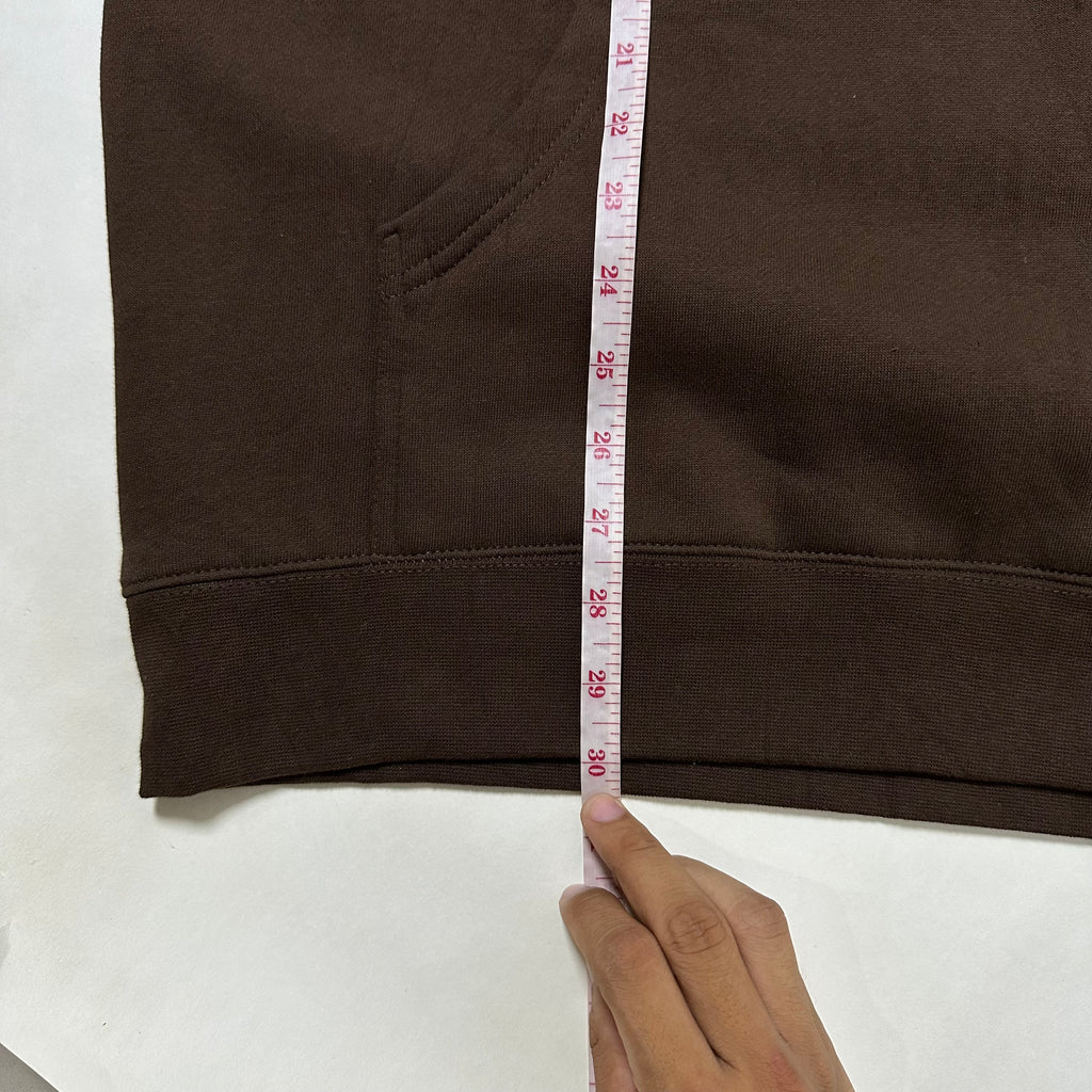 Rolling Loud 2024 Bulletin Line Up Hoodie Jacket Choco Brown Large