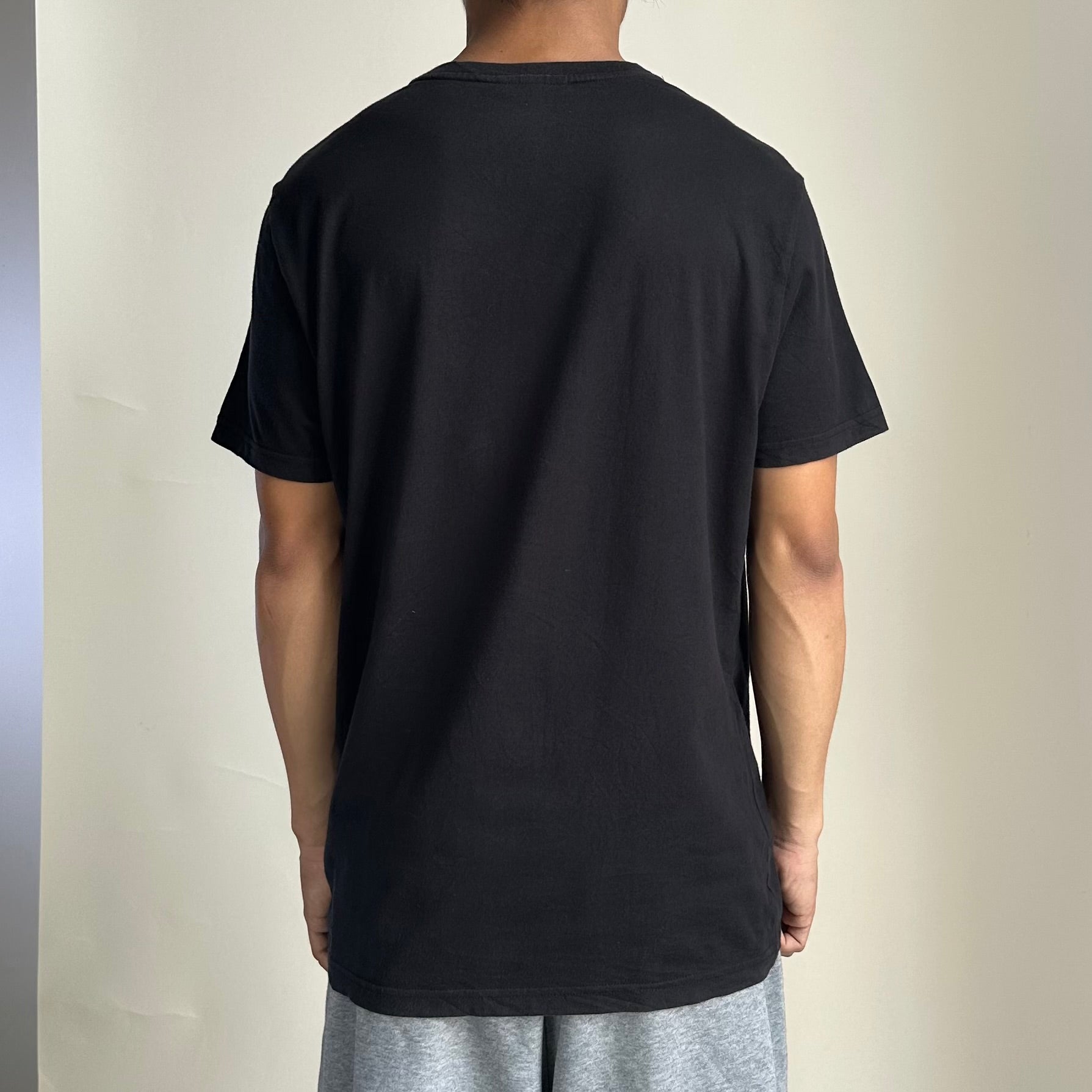 Lacoste V-neck T-shirt in Black (Size Medium)