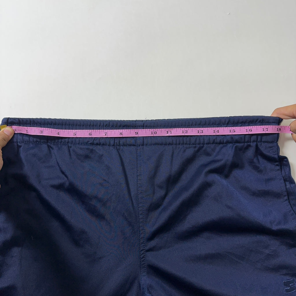 STARTER Embroidery Logo Track Pants in Navy Blue (Size 28-36)