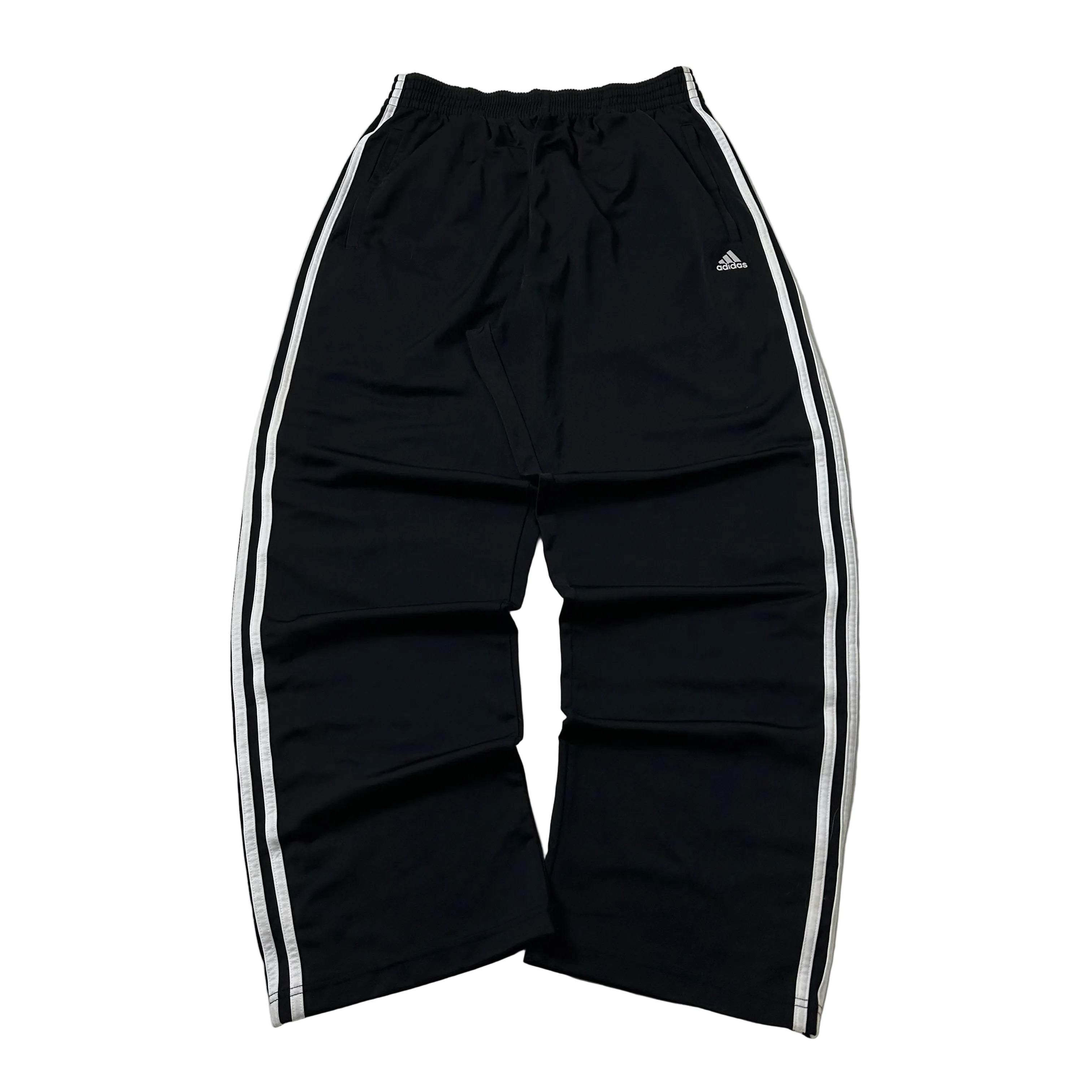ADIDAS Y2k Wide-leg Tearaways Track Pants in Black (Size 30-38)