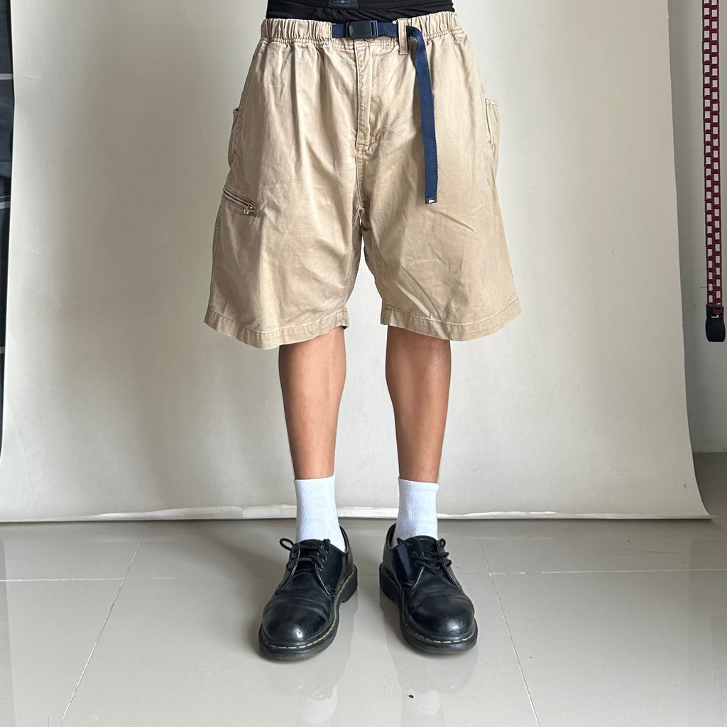 Pilgrim Surf Supply Charlotte Twill Climbing Shorts in Khaki (Size 30)