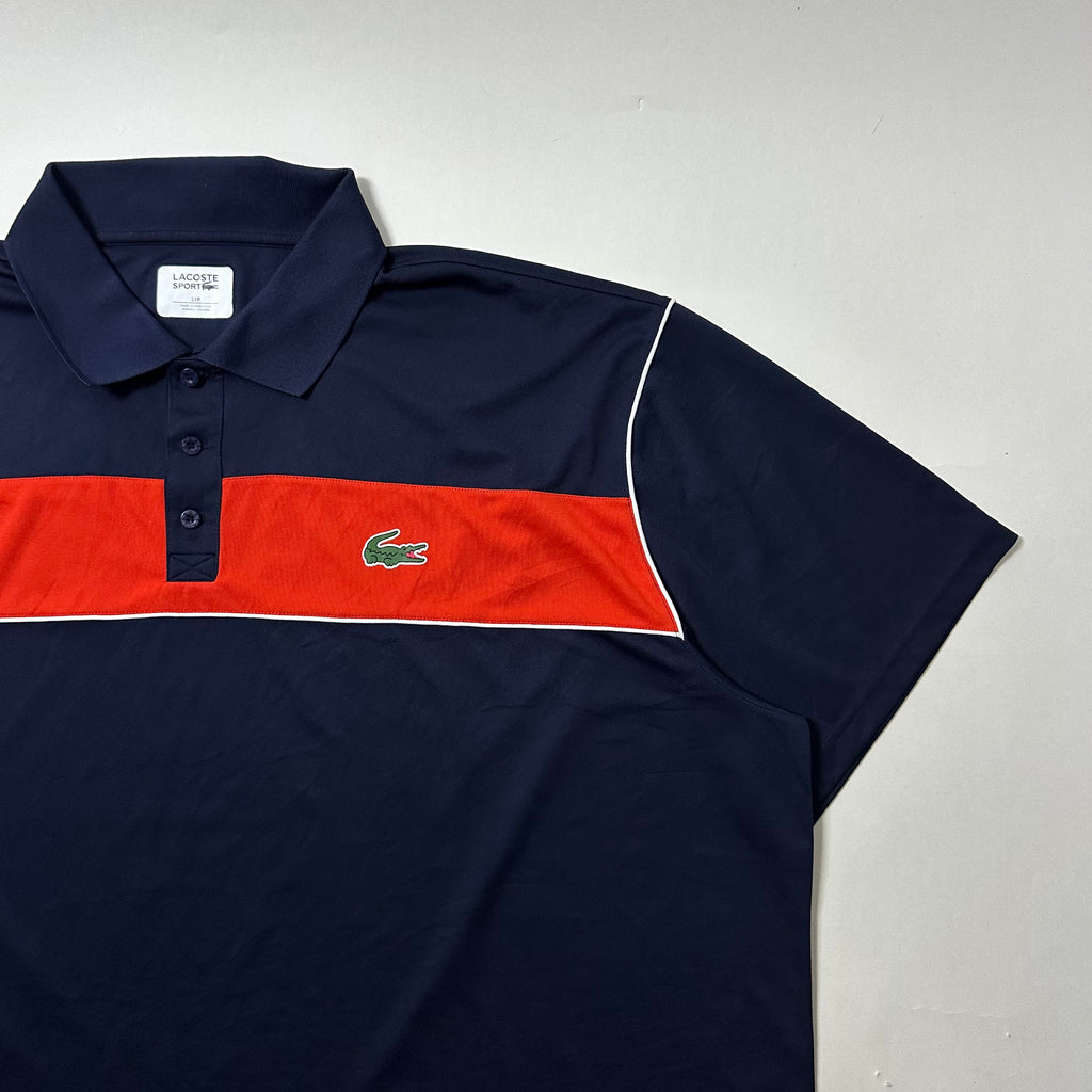 Lacoste Sport Ultra Dry Polo Shirt in Navy Blue (Size 6XL)