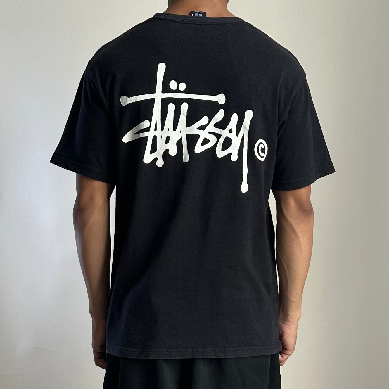Stussy Basic Logo T-Shirt in Black (Size Medium)