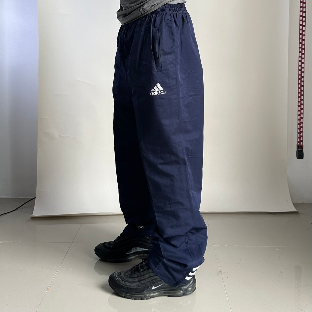 Vintage Y2K Adidas Track Pants in Navy Blue (30-38)