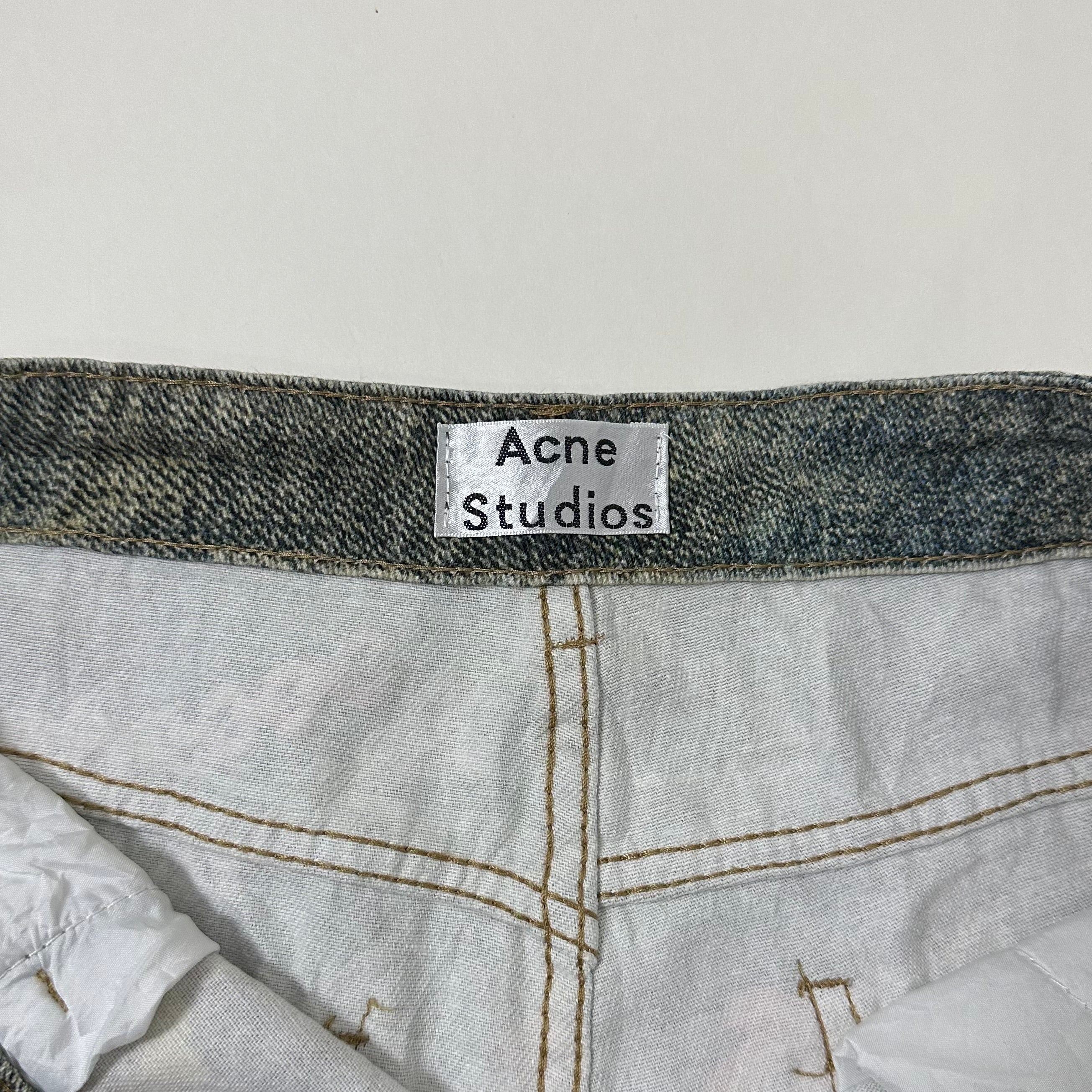 Acne Studios Loose-fit Trompe L’oeil Candy Chain Jeans (Size 30) OFF only - SOLD