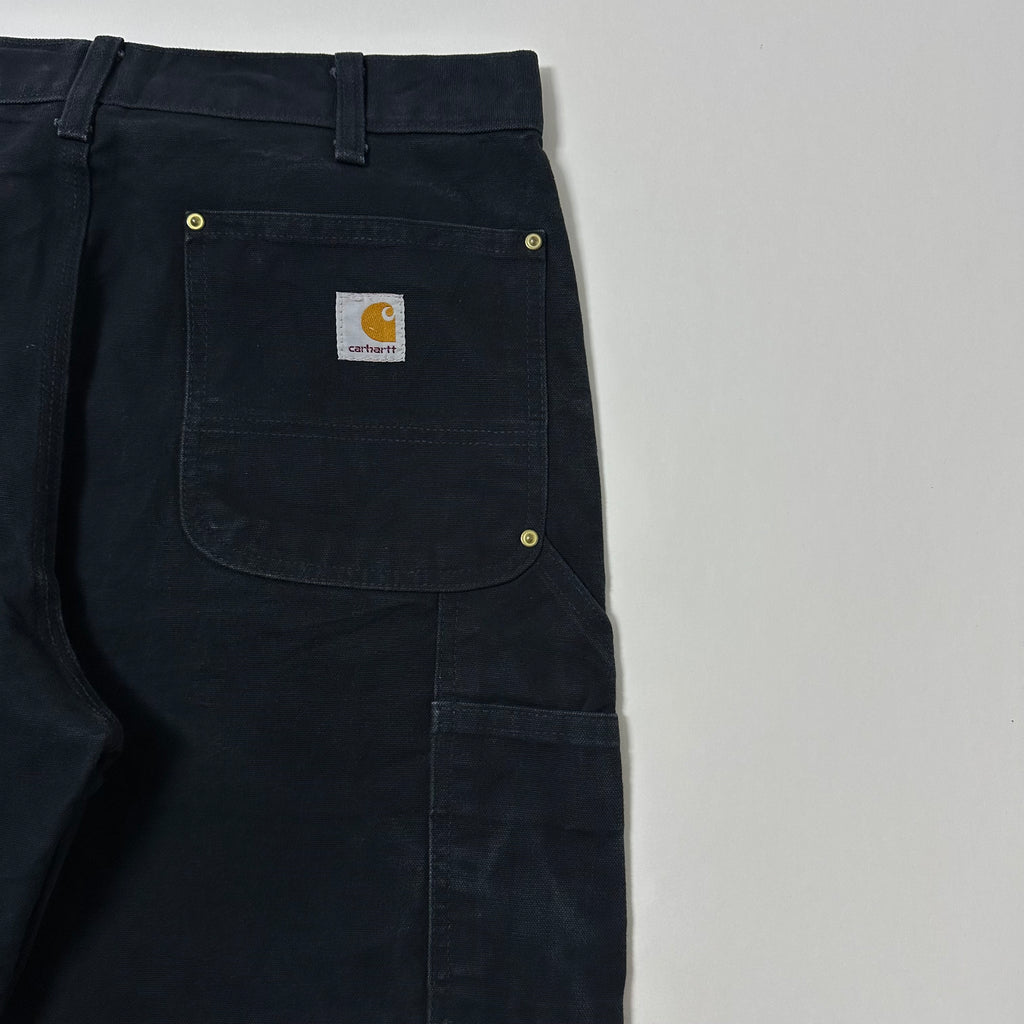 Carhartt B01-BLK Double-Knee Carpenter Pants Black Size 34