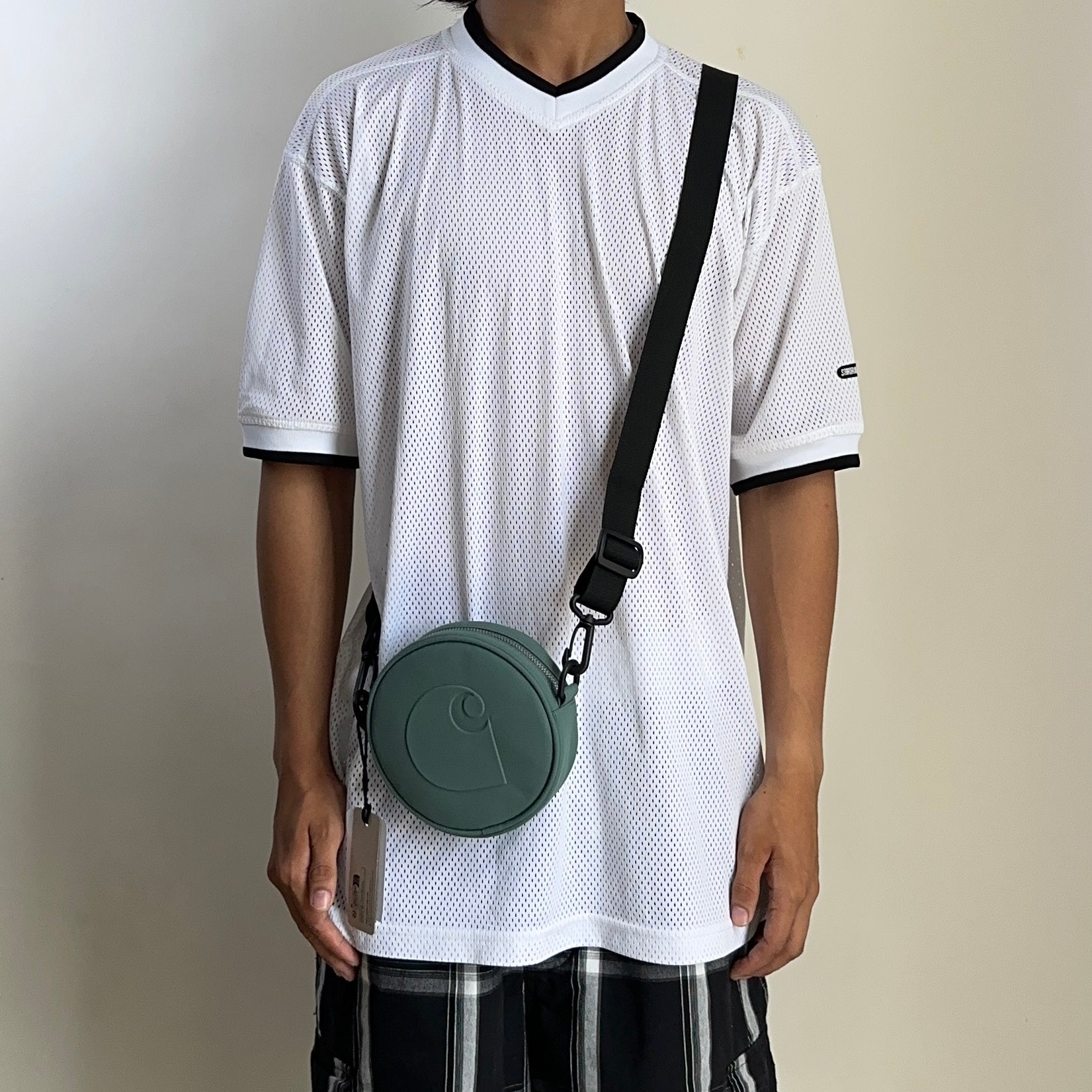Brand New Carhartt Clarton Sling Crossbody Bag One Size Silver Pine