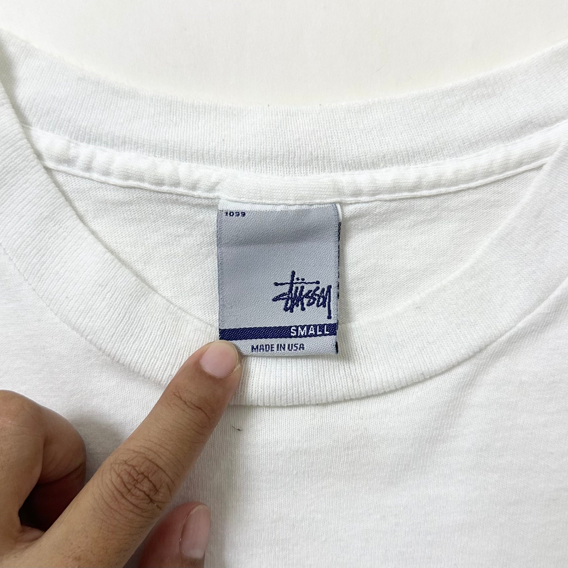 Vintage Stussy “Bruce Lee” NYC Chapter Limited Edition T-shirt in White (Size Small)