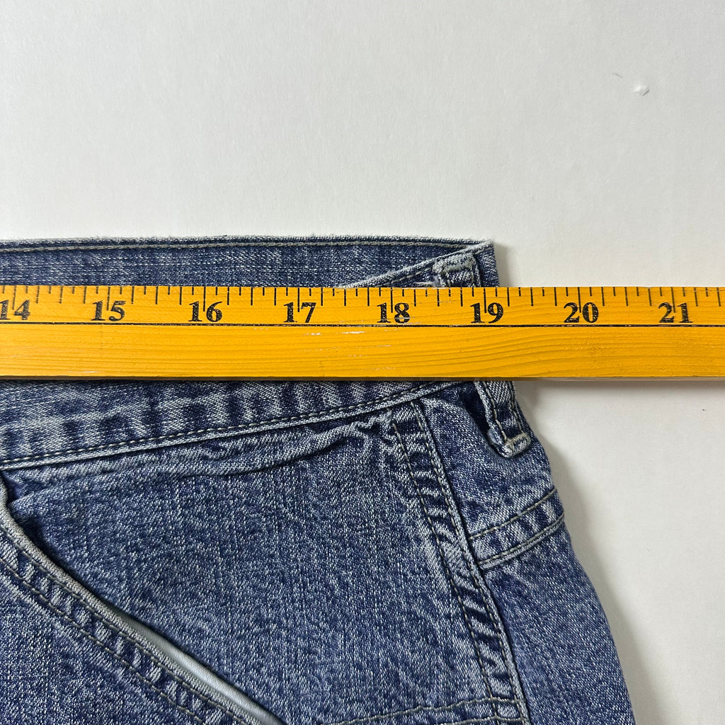 NAUTICA Y2K Baggy Carpenter Jorts in Wash Blue (Size 38)